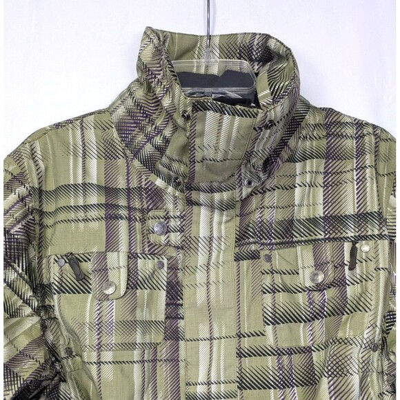 Oakley Green Plaid Ski & Snow Jacket - Picture 2 of 15